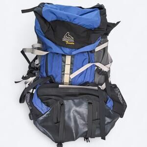 VTG Gregory Forester Hiking Backpack Size M Blue & Black Gorpcore Lightweight